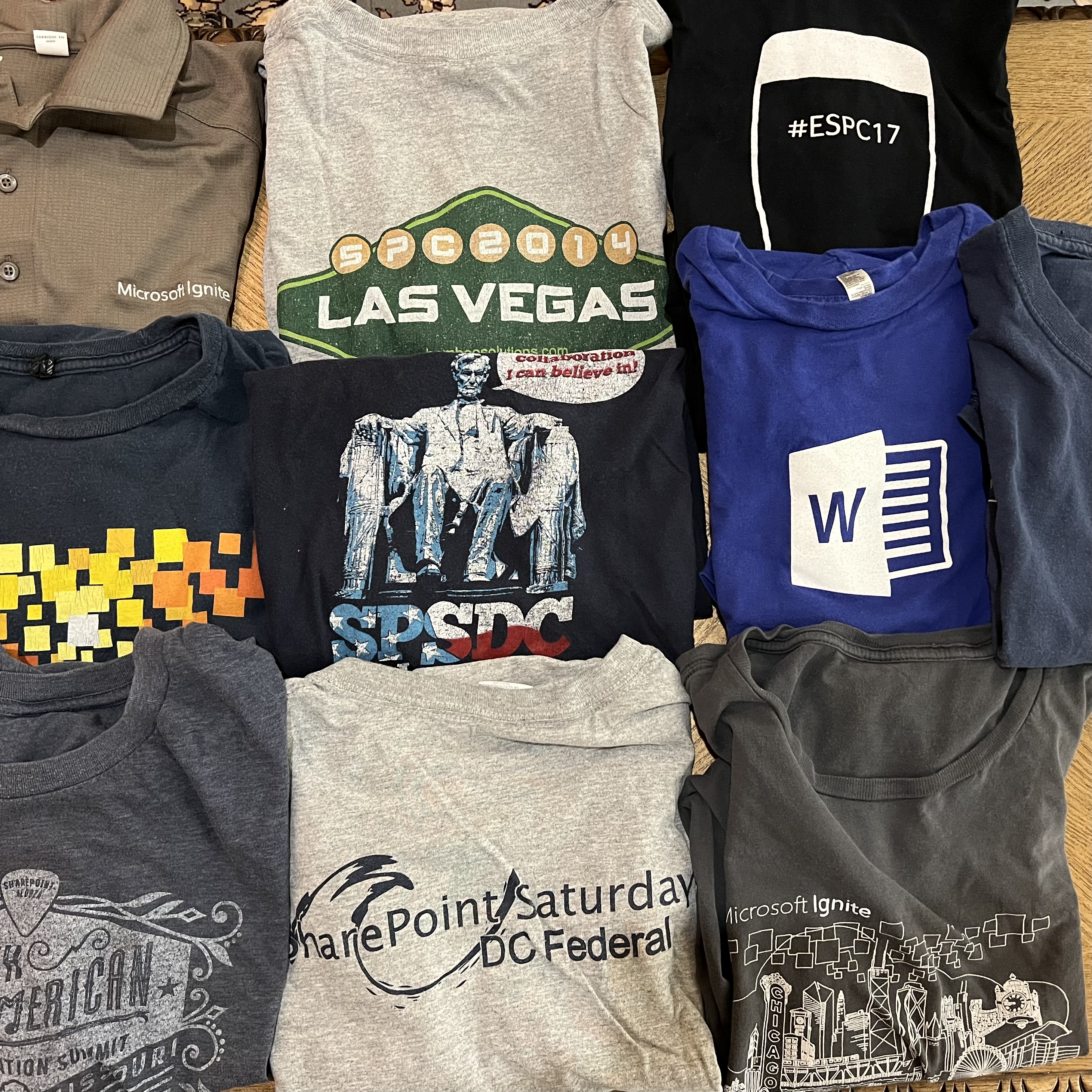 Conference t-shirt's first donation to MACONA